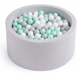 Angelove. Piscina de bolas redonda para bebé 200 bolas espacio de juego infantil