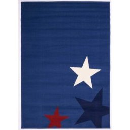 Un amour de tapis Alfombra infantil de fácil cuidado, azul 140x200