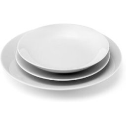 Medard de Noblat Vajilla de 18 piezas porcelana blanco