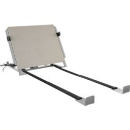Tectake Cabecero de cama eléctrico con marco de acero 110 x 243 x 62 cm gris