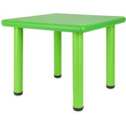 Bieco Mesa infantil regulable en altura de plástico, verde