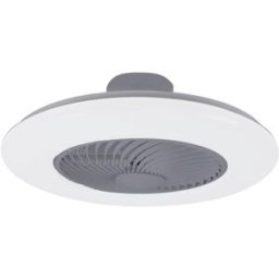 Sulion Ventilador de techo tipo plafón con luz led blanco