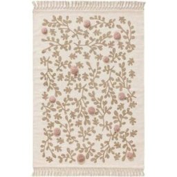 Benuta Alfombra niños crema/rosa 120x170