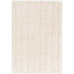 sweeek Alfombra interior diseño lineal crema