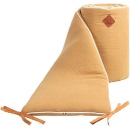 Sevira Kids Protector de cuna reversible bebé muselina de algodón