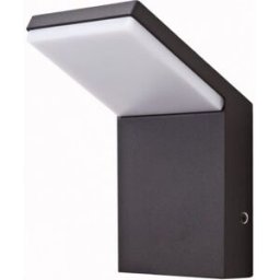 Beneito & Faure Aplique led negro 9w ip54 cct sem sensor, 2200k/2700k/3000k