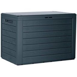 Prosperplast Baul de jardin en plastico antracita de 78x43,3x55cm