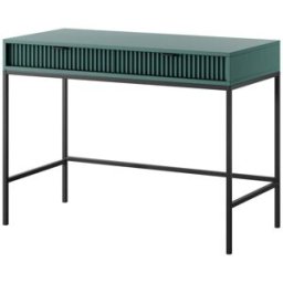 Furnlux Mesa consola verde negro 104 x 50 x 77 cm