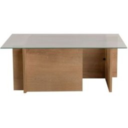 Habitat & Jardin Mesa de centro marrón 105 x 65 x 40 cm