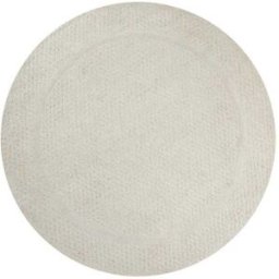Wecon Home Alfombra redonda crudo diseño tufting a mano en relieve 180 rd.