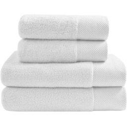 Sensei Maison Juego de toallas 4 piezas blanco