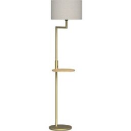 Homcom Lámpara de pie 40x40x170 cm oro