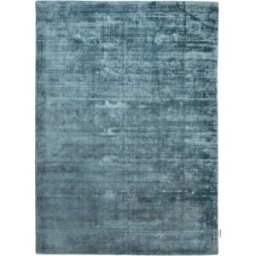 Tom Tailor Alfombra de viscosa tejida a mano - agua - 65x135 cm