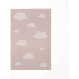 Decochic Alfombra de juego infantil nubes beige 118x180cm