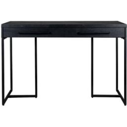 Dutchbone Consola de madera de acacia y acero negro