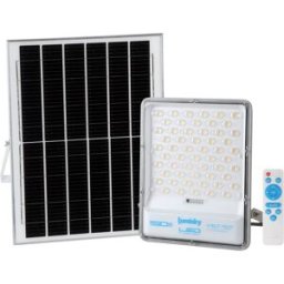 LUMISKY Foco con sensor solar negro 1400lm