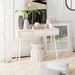 Safavieh Consolas de madera de pino, blanco