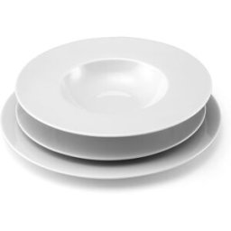Medard de Noblat Vajilla de 18 piezas porcelana blanco