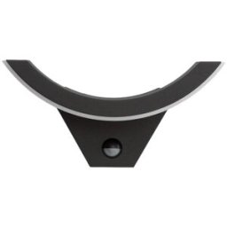 Lucande Lámpara de pared exterior de aluminio negro