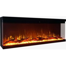 Chimenea eléctrica empotrada de 3 lados divina fire 101,6x20x44 cm