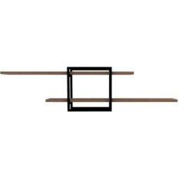 Drawer Estantería de pared de madera y metal l120cm - madera clara