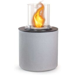 Chimenea de bioetanol divina fire cuerda beige d.36 x h56 cm