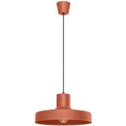 Sollux Lighting Lámpara de techo ocre rojo acero