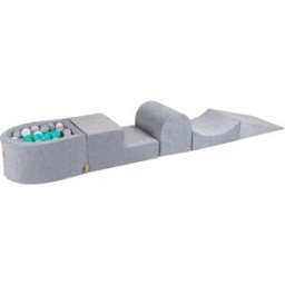 MeowBaby Parque infantil - bloques de escalada con piscina de bolas para niños
