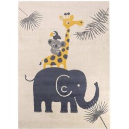 AFK Alfombra infantil suave y fácil de cuidar 160 x 230 cm