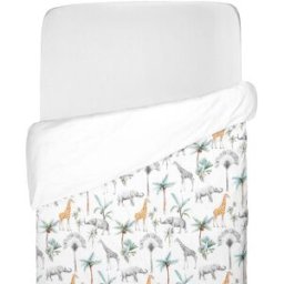 Sevira Kids Funda nórdica infantil de satén de algodón