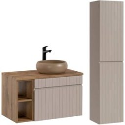 Petits meubles Conjunto mueble lavabo individual tableros mdf y laminados cachemira