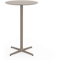 Resol Mesa redonda alta ø70 toledo madera metal marrón
