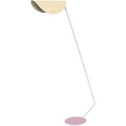 Tosel Lámpara para leer metal multicolore pantalla metal beige
