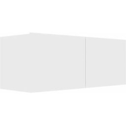 Maison Chic Mueble tv madera contrachapada blanco 80x30x30 cm