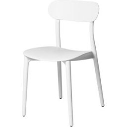 Koketto Home Silla de polipropileno color blanco.