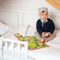 Sevira Kids Funda nórdica para bebé de gasa de algodón
