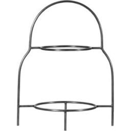 house doctor Soporte plano de acero inoxidable gris