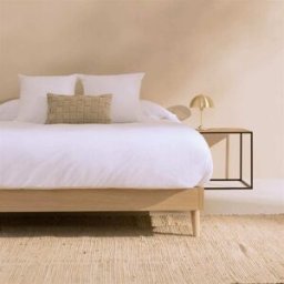 Textura Interiors Funda nórdica de algodón orgánico 180hilos color blanco.cama 180-200cm
