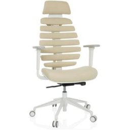 hjh OFFICE Silla de oficina profesional tela salted caramel