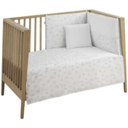 Cambrass Jgo 2 piezas colcha cuna 60 crudo 60x120x3 cm