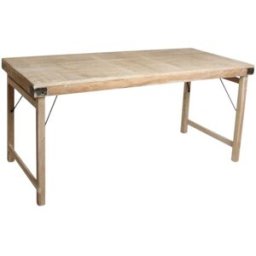 Mathi Design Mesa de comedor plegable l165 cm