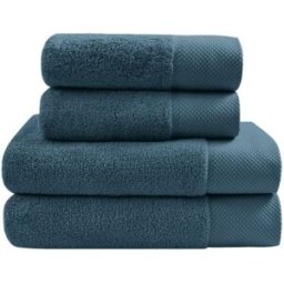 Sensei Maison Juego de toallas 4 piezas denim