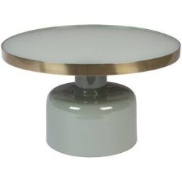 Zuiver Mesa de centro redonda de acero esmaltado