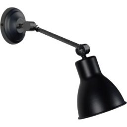 Tosel Aplique de pared articulado metal negro