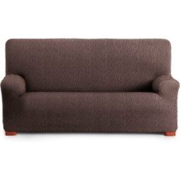 Eysa Funda de sofá 2 plazas elástica marrón 140 - 200 cm
