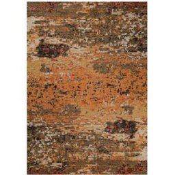 Esprit Alfombra diseño lana pura y viscosa tonos ladrillo en relieve 170x240