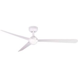 FARO BARCELONA Ventilador sin luz abs blanco mate 125x125x24.8 cm