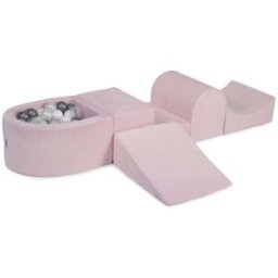 MeowBaby Parque infantil - bloques de escalada con piscina de bolas para niños