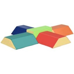 Homcom Bloques de espuma 48x19x48 cm multicolor