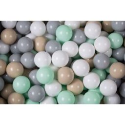 MeowBaby Bolas para piscina de bolas - 300 pelotas 7cm para bebé